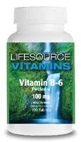 Vitamin B-6  100mg - 100 Tablets
