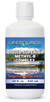 Liquid Superior Methyl-B Complex - 32 fl. oz. (Tangerine Orange Flavor)