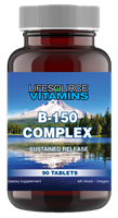 Vitamin B Complex 150 mg - Sustained Release - 90 Tablets