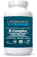 Vegan Vitamin B Complex  -Organic - 60 Tablets