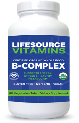 Vegan Vitamin B Complex  -Organic - 60 Tablets