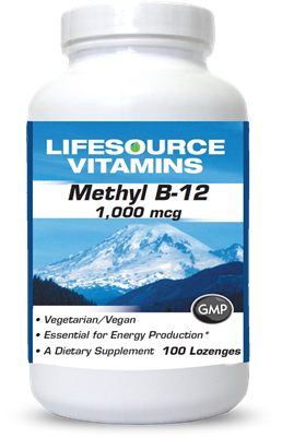 Methyl B-12 - Vitamin B12 Methylcobalamin 1000 mcg - 100 Vegetarian Lozenges