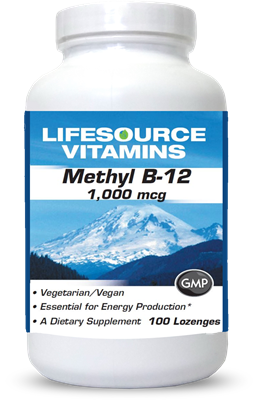 Methyl B-12 - Vitamin B12 Methylcobalamin 1000 mcg - 100 Vegetarian Lozenges