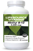 Methyl B-12 - Vitamin B12 Methylcobalamin 5000 mcg -60 Lozenges