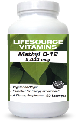 Methyl B-12 - Vitamin B12 Methylcobalamin 5000 mcg -60 Lozenges