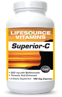 Superior C - Threonic Acid - Enhanced Buffered Bioavailable Vitamin C 180 Veg Caps