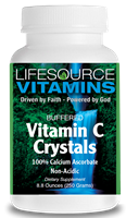 Vitamin C Crystals - Powder 8.8 oz. 1,000 mg per Serving- 200 Servings