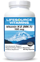 Vitamin K2  (MK-7) - 100 mcg - 60 Veg Capsules