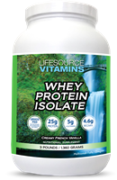 Whey Protein ISOLATE - Grass Fed - Creamy French Vanilla - 3 lbs