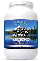 Whey Protein ISOLATE - Grass Fed - Double Chocolate Fudge 6 lbs.