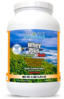 Whey Plus w/ Phyto Greens & Phyto Reds Powder - ORGANIC - 4 lbs.