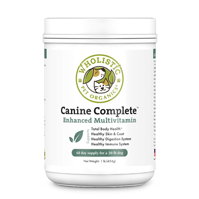 Wholistic Pet Organics- Canine Complete - Enhanced Multivitamins- 1lb