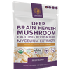 Wholesun Wellness - Deep Brain Health - Certified Organic Mushroom Extract Blend Powder ~  1.06 oz oz