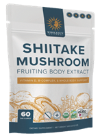 Wholesun Wellness - Shiitake Certified Organic Mushroom Extract Powder ~  2.12 oz