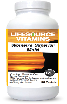 Women's Superior Multivitamins & Minerals TABLETS - 90 Tabs - Ages: 20's, 30 & 40's - Child Bearing Years
