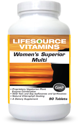 Women's Superior Multivitamins & Minerals TABLETS - 90 Tabs - Ages: 20's, 30 & 40's - Child Bearing Years