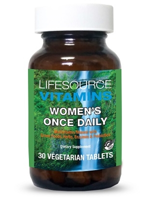 Women's Once Daily Multi - 30 Veg Tablets - Whole Food Based