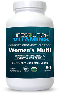 Women's Multi - USDA Certified Organic Whole Food Based - 60 Tablets
