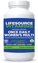 Women's Multi - Once Daily - Certified Organic - Whole Food Based - 60 Tablets - VALUE SIZE