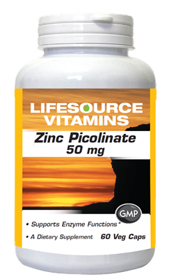 Zinc Picolinate 50 mg - 60 Capsules