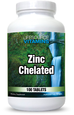 Zinc Chelated 50 mg - 100 Tablets - (Chelated)