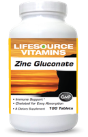 Zinc Gluconate 50 mg - 100 Tablets