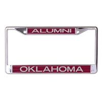 "Alumni Oklahoma" Metal License Plate Frame