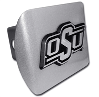 Oklahoma State Chrome Hitch Cover