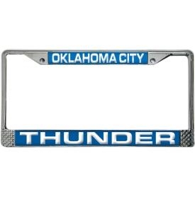 OKC Thunder Mirrored Licence Plate Frame