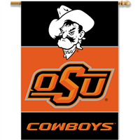 Oklahoma State 28" x 40" 2-Sided Banner