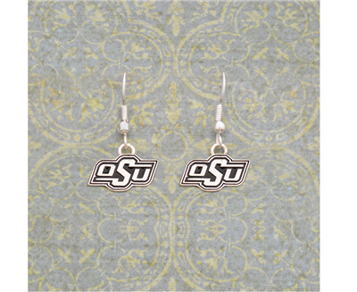 Oklahoma State University Dangle Earrings