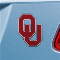 Oklahoma Sooners Chrome Auto Emblem
