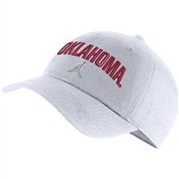 Oklahoma Sooners Jordan College OU Heritage86 Hat Adjustable-White