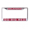 University of Oklahoma Inlaid Metallic License Plate Frame - Go Big Red