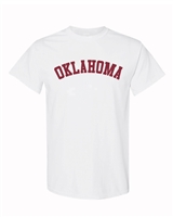 Oklahoma Youth White Tee