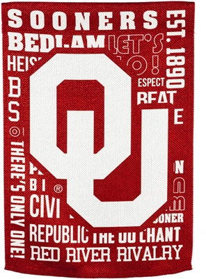 OU Fan Rules House Flag - 28 x 44 Inches