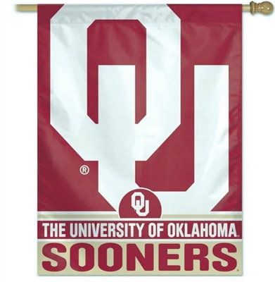 Oklahoma Sooners Vertical Flag - 27" X 37"