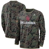 Oklahoma Sooners Jordan Brand Military Appreciation Performance Long Sleeve T-Shirt - Camo