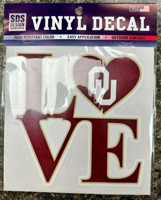 Decal - "LOVE OU"