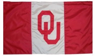 OU 3'x5' Premium Applique Flag