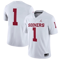 Oklahoma Sooner Toddler Jordan Jersey #1 - White