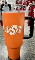 OSU Cowboys Metal Tumbler with Handle