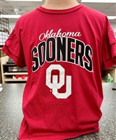 Bamboa OU Sooners Ladies Tee W/Ruffled Sleeves