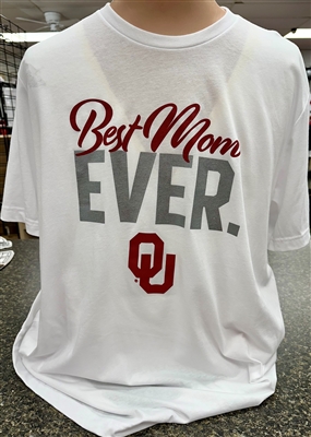 Bamboa "Best Mom Ever" OU Ladies Tee