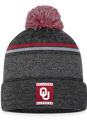 OU Sooners Cuff Beanie with Pom