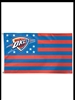 OKC Thunder Deluxe 3'x5' Stars n Stripes Flag