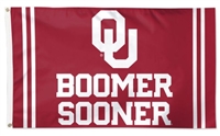 OU Deluxe 3x5 Boomer Sooner Flag