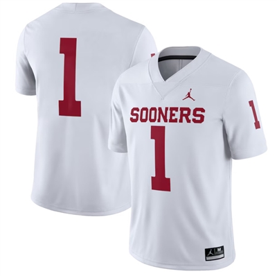 Jordan Brand OU #1 Jersey - White