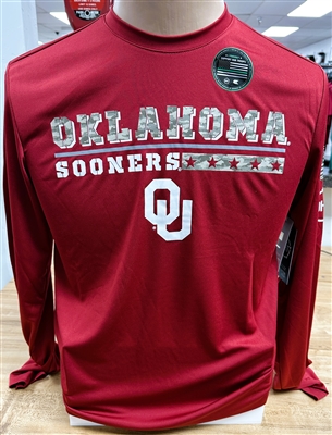 OU Sooners L/S Perfomance OHT Tee