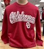 Oklahoma Sooners Ladies Melange Poncho Sweatshirt